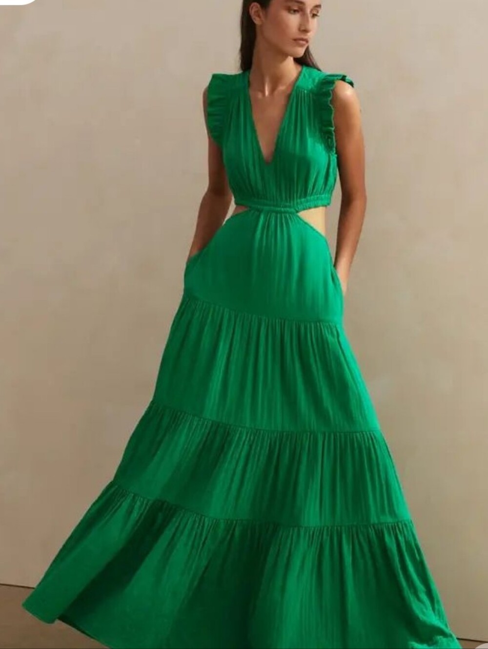 Me + Em Sleeveless Cutout Maxi Dress 4